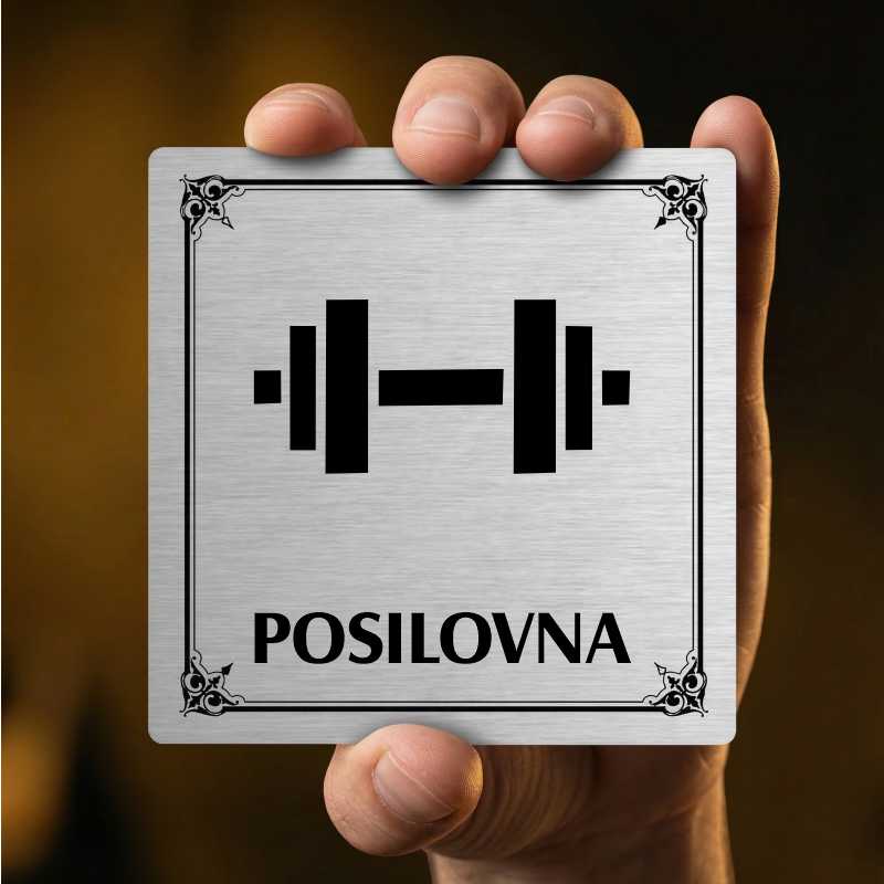 Posilovna, 118x118mm, zlatá, Kansas